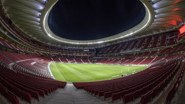 El Wanda Metropolitano se pone de largo este sábado.
