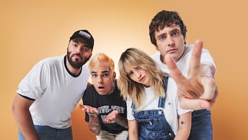 David Merino, derecha, con el resto de miembros de La La La Love You.