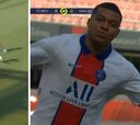 El golazo de Mbappé al Metz de volea con una definición de élite