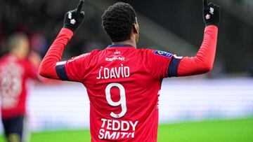 El canadiense Jonathan David entró a la historia del Lille al convertirse en el primer extranjero en el club que logra llegar a 40 goles en la Ligue 1.