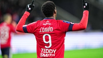 El canadiense Jonathan David entró a la historia del Lille al convertirse en el primer extranjero en el club que logra llegar a 40 goles en la Ligue 1.