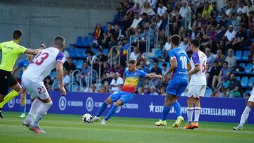La victoria ante el Eibar, el partido “más redondo” del Andorra