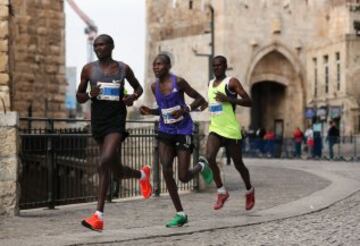 Las imágenes de la séptima maratón de Jerusalén