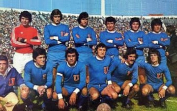 4 de diciembre de 1976. Universidad de Chile logra el empate 2-2 frente a Colo Colo con gol de Héctor Pinto en el 89’, en un partido válido por la liguilla de Copa Libertadores.