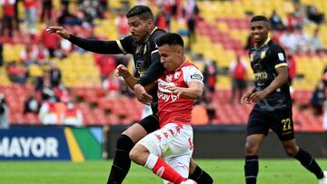 Independiente Santa Fe perdió en la última fecha de la Liga Betplay 0-1 ante Águilas Doradas y quedó eliminado de los cuadrangulares finales.