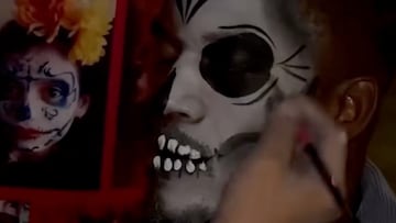 Jimmy Butler comparte el momento en que se maquilló por Día de Muertos