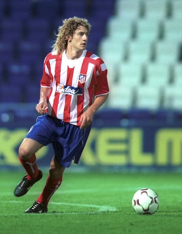 El argentino militó en el Atlético de Madrid en la temporada 2002-03.