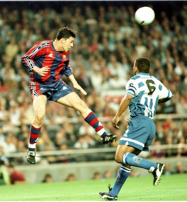 Barcelona (1991-1994, 1995-1999) - Espanyol (2000-2004).
