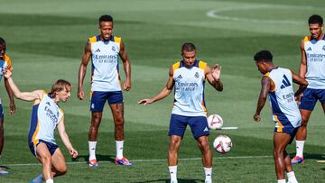 Sigue en directo el entrenamiento del Real Madrid antes de visitar Las Palmas