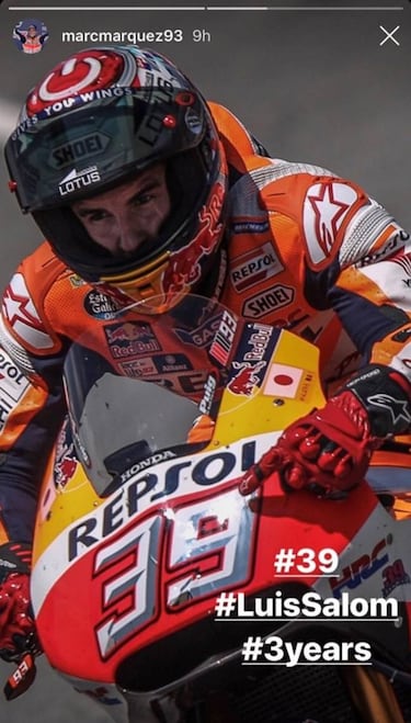 El mundo del motociclismo no olvida a Luis Salom