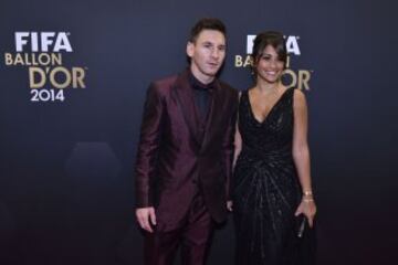 Antonella Roccuzzo se robó todas las miradas en la gala del Balón de Oro.