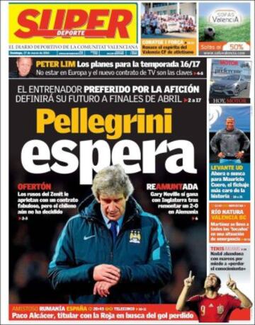 Portadas de la prensa mundial