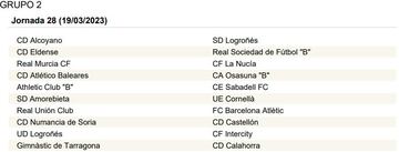 La Primera RFEF, jornada a jornada