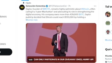 Cuenta de X de la Selección Colombia