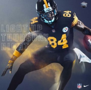 Los brillantes uniformes de la NFL para los jueves por la noche