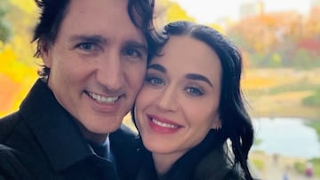 Katy Perry y Justin Trudeau en Japón.