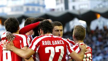 De Marcos en el partido ante el Celta.