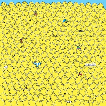 Reto visual: ¿Puedes encontrar los cuatro limones entre los pájaros?