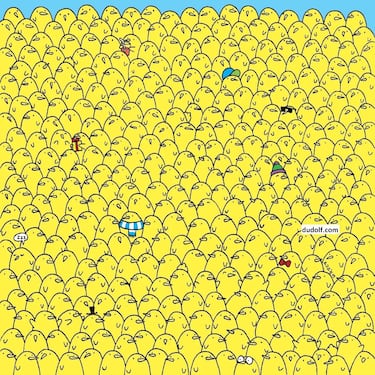 Reto visual: ¿Puedes encontrar los cinco limones entre los pájaros?