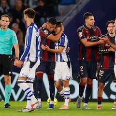 Levante 1-1 Real Sociedad: resumen, goles y resultado