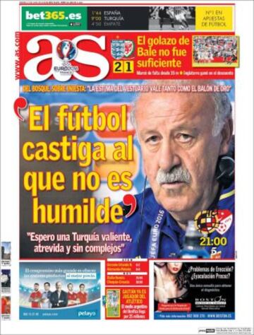Portadas de la prensa mundial