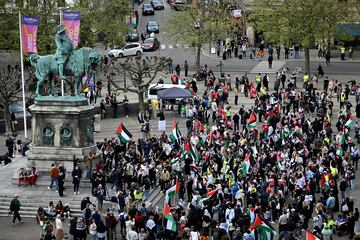 Las protestas por la participación de Israel en Eurovisión 2024 se empiezan a hacer notar en Malmö. Una movilización ciudadana en favor de Palestina tuvo lugar en la ciudad sueca.