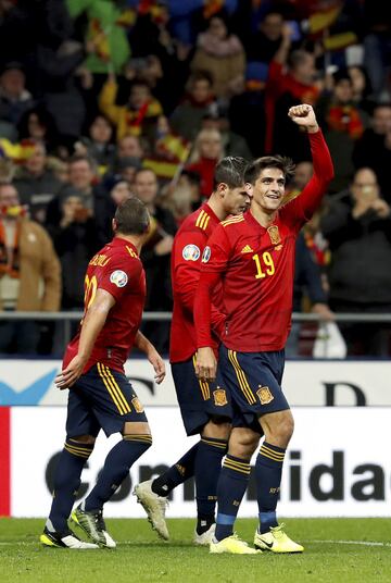 2-0. Gerard Moreno celebró el segundo gol.