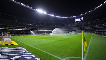 during the game America vs Atletico San Luis, corresponding to second leg match of Quarterfinals of the Torneo Clausura 2023 of the Liga BBVA MX, at Azteca Stadium, on May 13, 2023.
<br><br>
durante el partido America vs Atletico San Luis, Correspondiente al partido de Vuelta de Cuartos de Final del Torneo Clausura 2023 de la Liga BBVA MX,en el Estadio Azteca, el 13 de Mayo de 2023.
