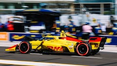 Palou llega como salió, segundo, tras una intensa batalla con los Andretti