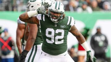 El tackle defensivo de los New York Jets tiene 33 años de edad. 