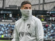 James Rodríguez calienta con el Minnesota