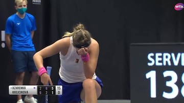 Nunca visto: el punto viral de Azarenka que el tenis mundial comenta