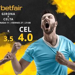 Girona FC vs. Real Club Celta de Vigo: horario, TV, estadísticas, clasificación y pronósticos