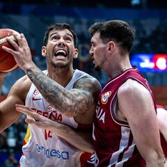 España - Letonia, Mundial 2023: resumen y resultado (69-74)