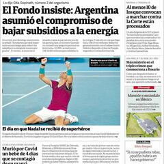 Nadal, protagonista de portadas nacionales e internacionales