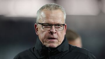 Soccer Football - UEFA Nations League - Group H - Serbia v Sweden - Stadion Rajko Mitic, Belgrade, Serbia - September 24, 2022 Sweden coach Janne Andersson after the match REUTERS/Marko Djurica