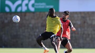 Imagen de Qatar entrenándose en Marbella Football Center.