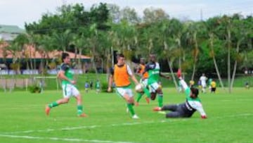 Nicolás Benedetti, anotó un golazo que le dio la victoria al Deportivo Cali