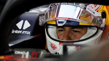 Formula One F1 - Qatar Grand Prix - Lusail International Circuit, Lusail, Qatar - November 29, 2024 Red Bull's Sergio Perez during practice REUTERS/Hamad I Mohammed