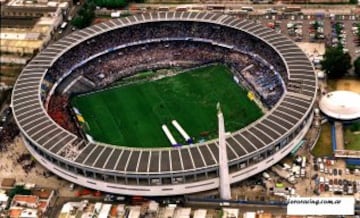 Estadio ‘Presidente Perón’: Conocido también como ‘El Cilindro’, el estadio ubicado en la ciudad argentina de Avellaneda tiene en su historial una final de Copa Libertadores (1967). Con capacidad para 60 mil personas, fue abierto el 3 de septiembre de 1950.