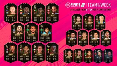 TOTW 37 de FIFA 19 Ultimate Team ya disponible