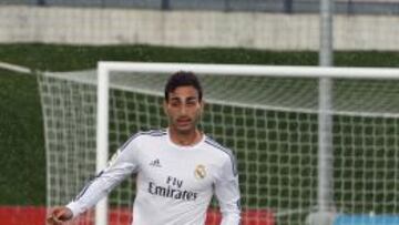 Jos&eacute; Rodr&iacute;guez, en un partido con el Real Madrid Castilla.