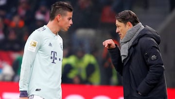 James Rodríguez y una mala temporada con Niko Kovac