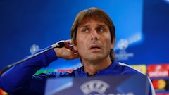 Conte: "Estoy contento con Morata, es el 9 del Chelsea"