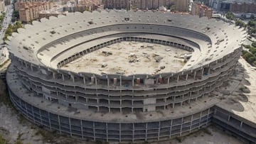 Actual estado del nuevo estadio.