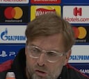 La cara de Klopp al recordar que no tiene a Salah y Firmino