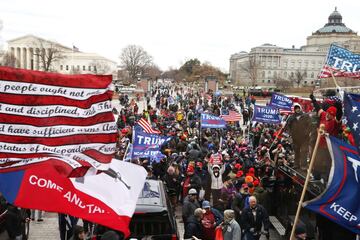 Los seguidores de Trump intentan tomar el Capitolio