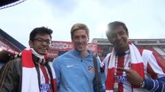 El mejor aficionado de la India vio el derbi y conoció a Torres