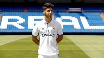 Asensio en su presentación.