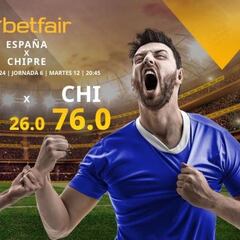 España vs. Chipre: horario, TV, estadísticas, clasificación y pronósticos